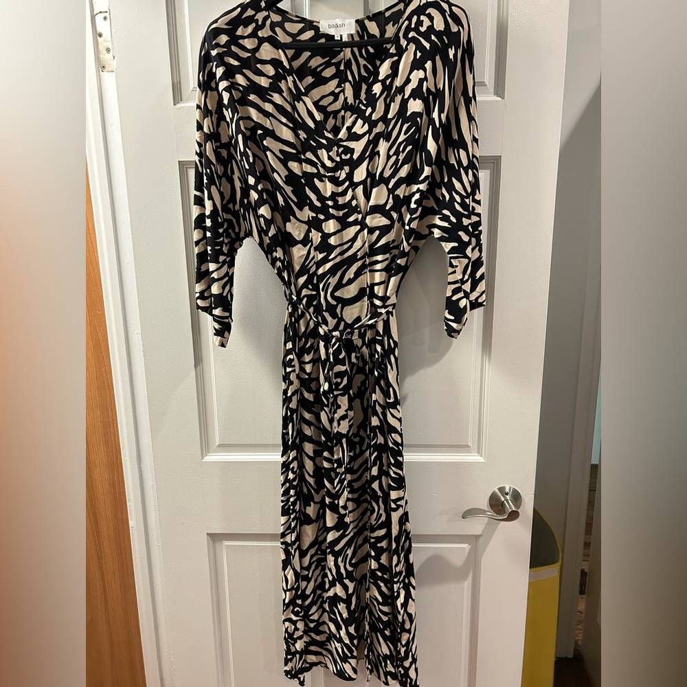 Ba&sh GOA black and white dress - size M